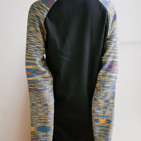 Adidas X Missoni Black Multicolour Sleeve Long Zip Up Running Jacket - Picture 6 of 10